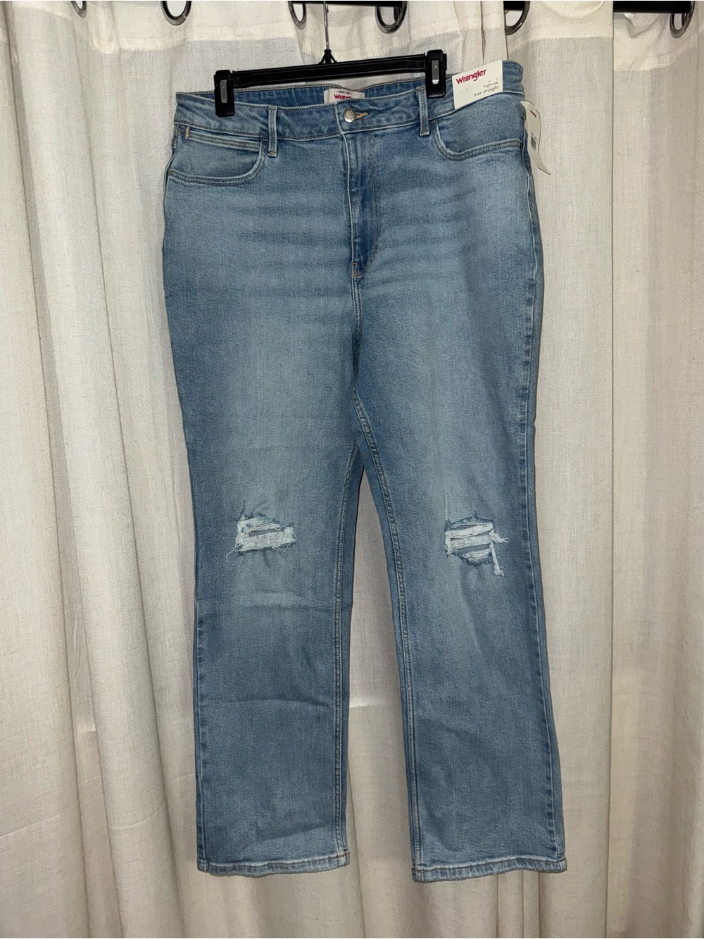 Wrangler High-Rise Straight Jeans